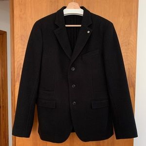 Uniqlo x Lemaire Wool Cashmere Blazer (Black)